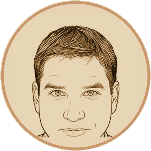 Stylized fine-line illustrated avatar of Cal Newport (AI-generated interpretation)