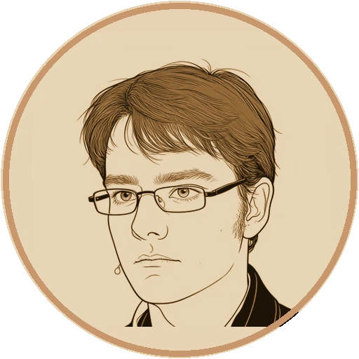 Stylized fine-line illustrated avatar of Simon Willison (AI-generated interpretation)